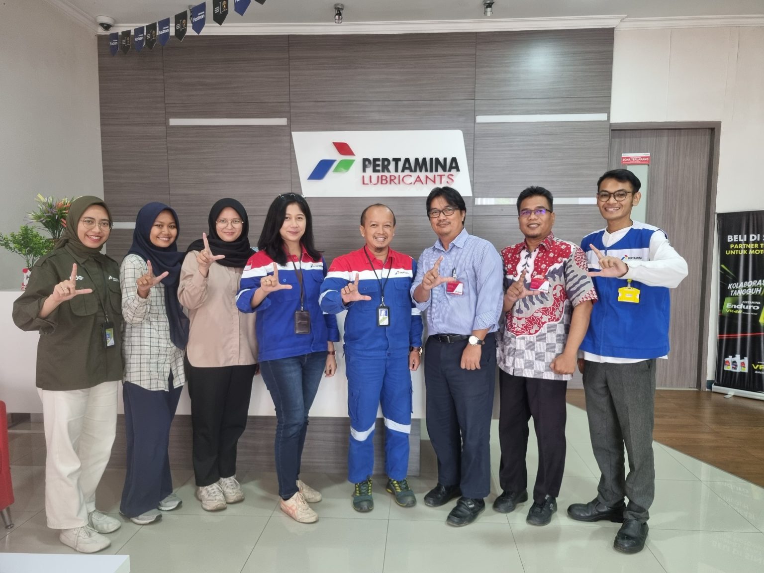 Monev Magang MBKM di PT Pertamina Lubricants Cilacap